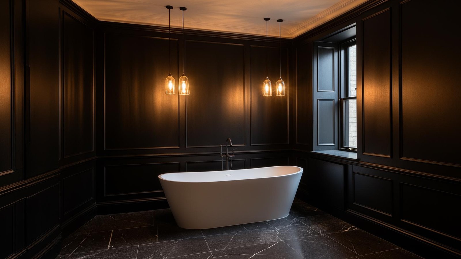 Completed luxury bathroom installation